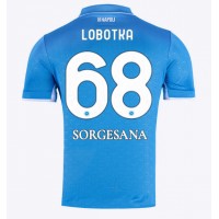 Maglia Calcio SSC Napoli Stanislav Lobotka #68 Prima Divisa 2024-25 Manica Corta